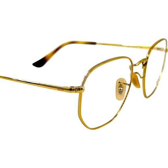 Ray Ban RB6448 Unisex Metal Eyeglass Frame 2500 Gold 51-21 - Picture 5 of 5